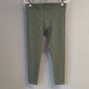 XL Chipotle Men's Printed Leggings Recycled Polyester Green